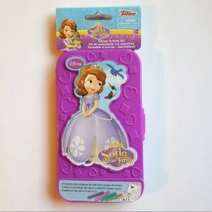 DISNEY SOFIA THE FIRST ACTIVITY & STICKER BOX